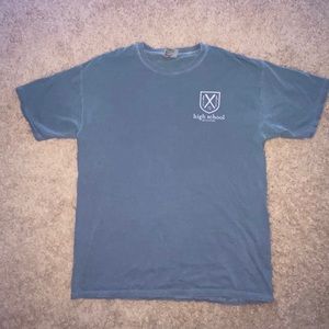 a turquoise comfort colors tshirt